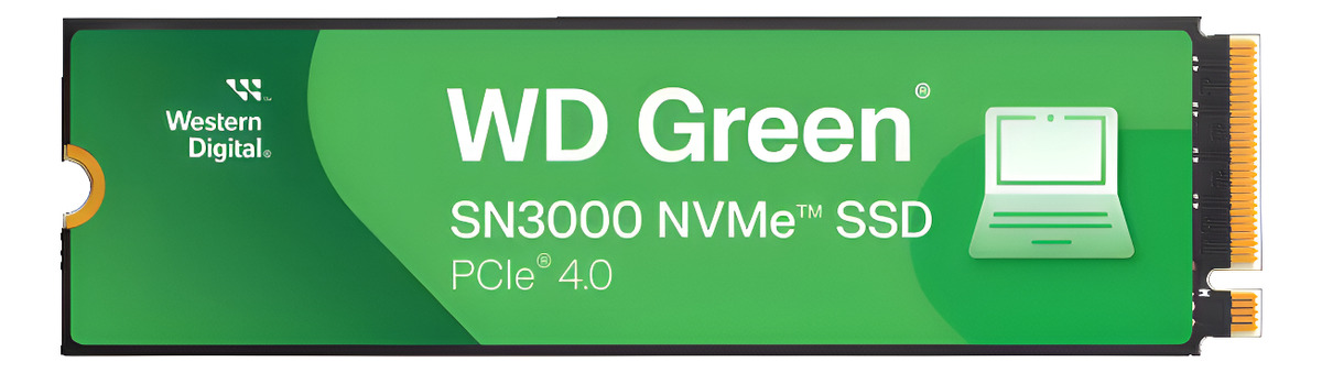 Estado Sólido Ssd Interno M.2 Wd Green Sn3000, 1tb, Pcie 4.0_0