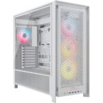 Corsair Frame 5000D RS ARGB Caja Modular Mid-Tower de Gran Flujo de Aire para PC  4X Ventiladores RS Preinstalados, Sistema de Montaje de Ventiladores InfiniRail  Blanc_0