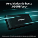 Estado Solido Ssd Externo Kingston Xs1000, 1tb, Usb C, Negro_2