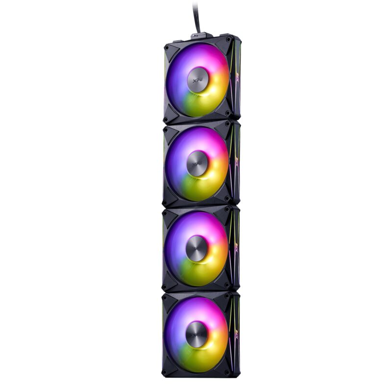Ventilador Adata XPG Hurricane MAG 120 X4 PWM ARGB Negro_0