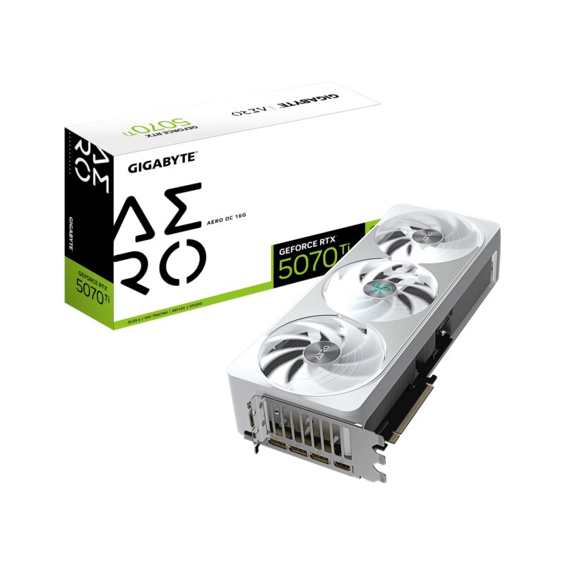 GIGABYTE Tarjeta de Video GeForce RTX 5070 Ti Aero, 16 GB, 256 bit, GDDR7, PCI Express 5.0,_0