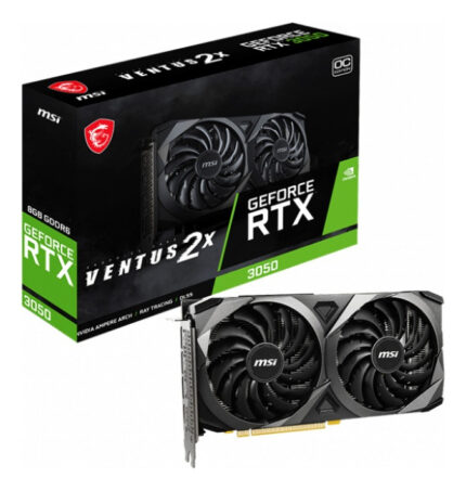 Tarjeta De Video Msi Geforce Rtx 3050 Ventus 2x 8g Xs Gddr6_0