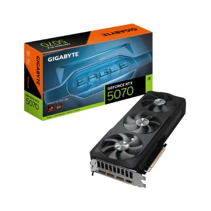 GIGABYTE Tarjeta gráfica GeForce RTX 5070 Eagle OC SFF 12G, GDDR7 de 12 GB de 192 bits, PCIe 5.0, Sistema de enfriamiento WINDFORCE, Tarjeta de Video GV-N5070EAGLE OC-12GD_0