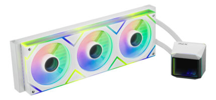 Water Cooler Cpu Xpg Levante Ii 360 Argb White Intel Amd Led Blanco_1
