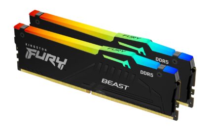 Kingston Fury Beast RGB 64GB (2x32GB) 6000MT/s DDR5 CL30 Memoria de computadora | AMD Expo | Kit de 2 | KF560C30BBEAK2-64_0