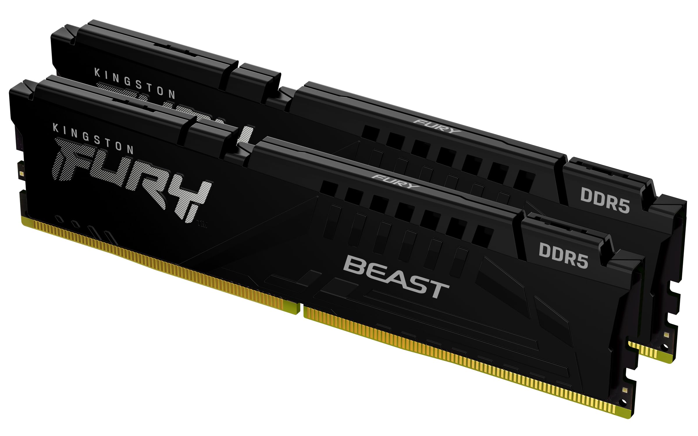 Kingston Fury Beast 64GB (2x32GB) 6000MT/s DDR5 CL30 Memoria de computadora | AMD Expo | Kit de 2 | KF560C30BBEK2-64_0 Kingston Fury Beast 64GB (2x32GB) 6000MT/s DDR5 CL30 Memoria de computadora | AMD Expo | Kit de 2 | KF560C30BBEK2-64_0