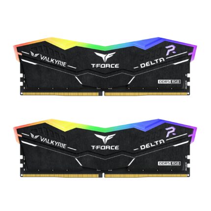 TEAMGROUP T-Force Delta RGB DDR5 Valkyrie Edition Ram 32 GB Kit (2 x 16 GB) 5600 MHz (PC5-44800) CL40 Módulo de memoria RAM de computadora (negro) para chip de la serie 600_0