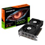 GIGABYTE Tarjeta gráfica GeForce RTX 4060 Ti WINDFORCE OC 8G, 2 Ventiladores WINDFORCE, 8 GB 128 bits GDDR6, GV-N406TWF2OC-8GD_0