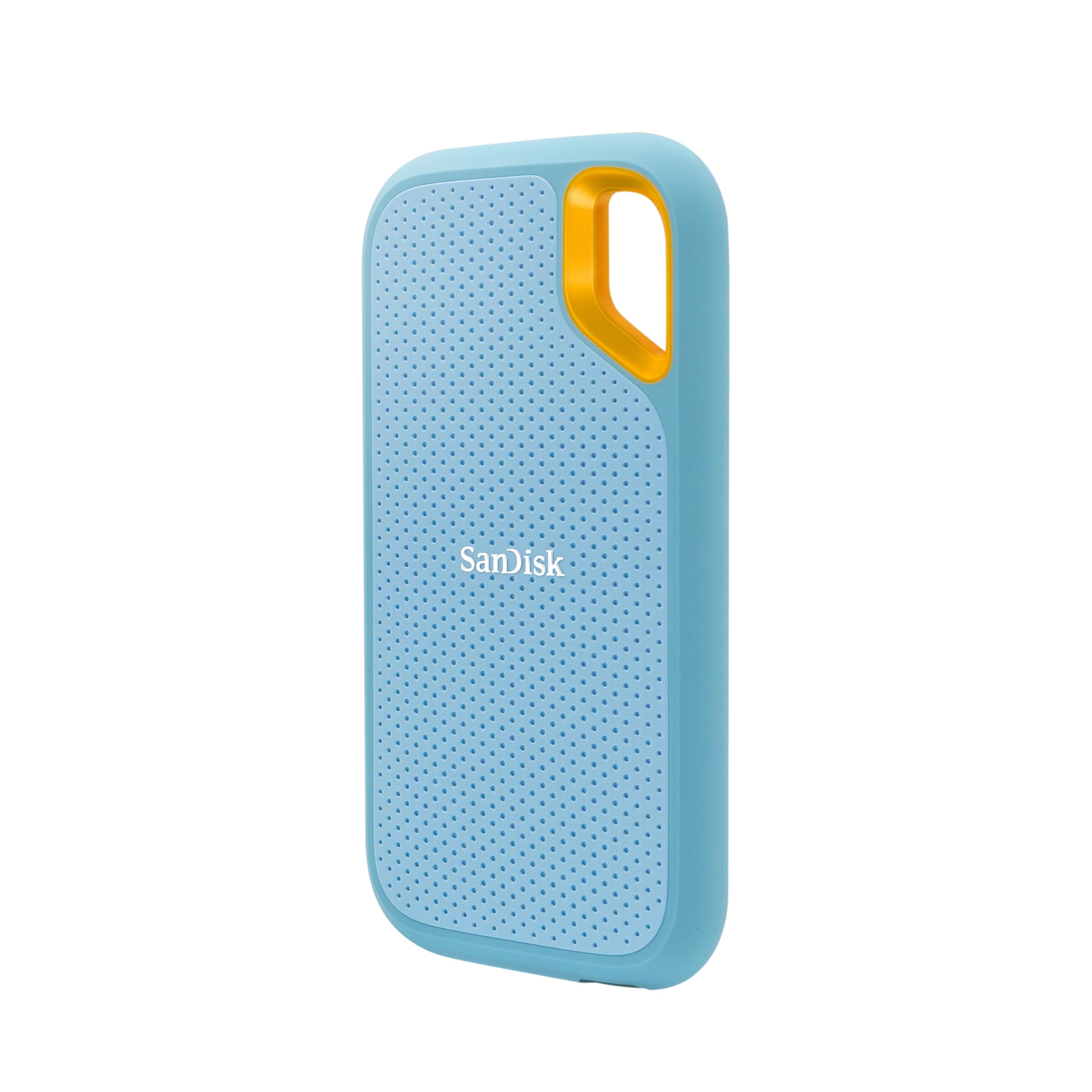 SanDisk SSD portátil Extreme de 4 TB - hasta 1050 MB/s, USB-C, USB 3.2 Gen 2, IP65 Resistencia al Agua y al Polvo, Unidad Externa de Estado sólido, Azul Cielo - SDSSDE61-4T00-G25B_0 SanDisk SSD portátil Extreme de 4 TB - hasta 1050 MB/s, USB-C, USB 3.2 Gen 2, IP65 Resistencia al Agua y al Polvo, Unidad Externa de Estado sólido, Azul Cielo - SDSSDE61-4T00-G25B_0