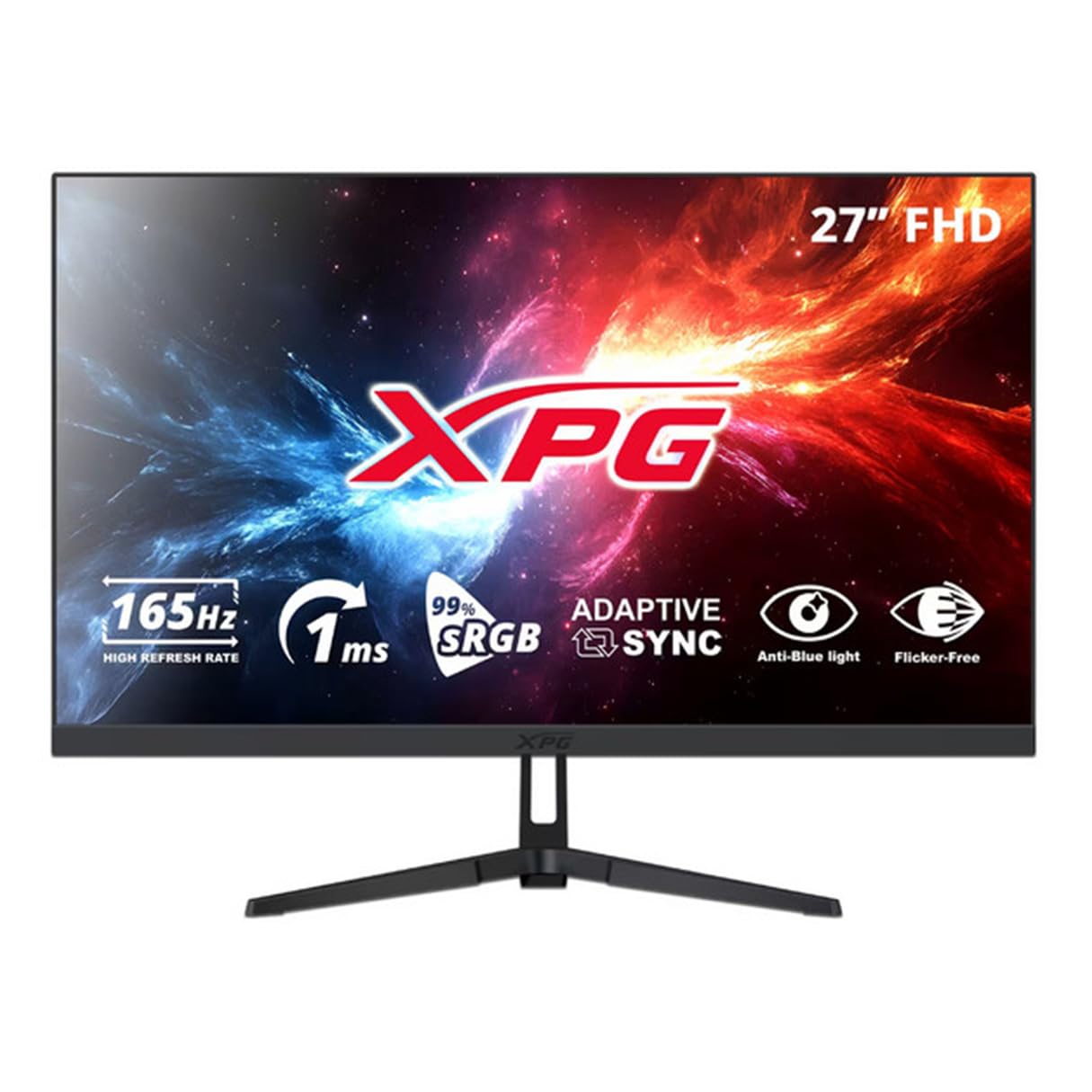 XPG Monitor Gamer 27 Rift R27F6 1ms 165Hz Full HD IPS HDMI DP Adaptive Sync Negro R27F6-BKCMX_0