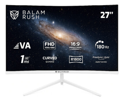 Monitor Gamer Curvo Acteck Balam Rush Andromeda Mag27y Led 27 R 942997 Blanco_0