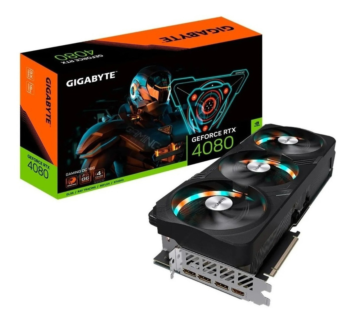 Tarjeta De Video Gigabyte Geforce Rtx 4080 16gb Gaming Oc_0