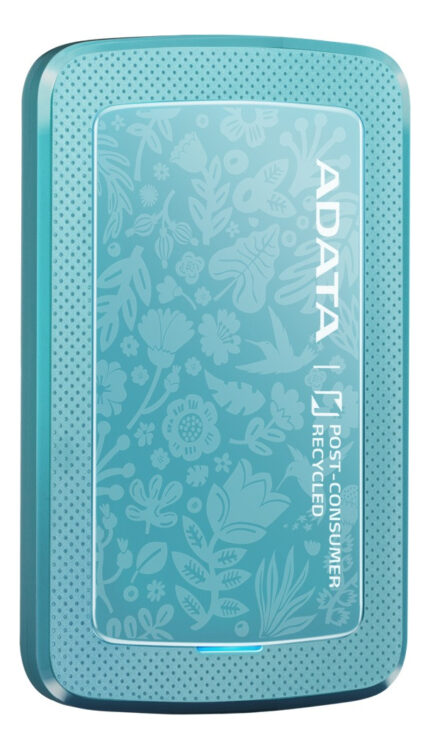 Disco Duro Externo Adata Hc300 Eco, 1tb, Usb 3.2, Verde Aqua_1