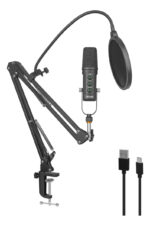 Kit Micrófono Yeyian Agile Nl Negro, Alámbrico Usb, Soportes_3