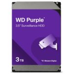 Western Digital WD30PURZ Disco Duro para Vigilancia Purple 3TB 3.5" RAID 1-8 Bahías, SATA III 64 MB cache 5400 RPM, soporte para hasta 64 cámaras, Negro_0