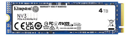 Disco Sólido Ssd Interno Kingston Nv3s Nvme, 4tb, Pcie 4.0_0