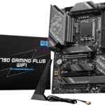 MSI Z790 Gaming Plus WiFi-AMZ - Placa Base para Juegos (Compatible con procesadores Intel de 14ª/13ª/12ª generación, LGA 1700, DDR5, PCIe 5.0, Ranuras M.2, LAN de 2.5Gbps, USB 3.2 Gen2, Wi-Fi 6E,_0