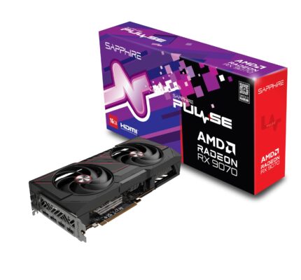 Sapphire Pulse AMD Radeon RX 9070 Tarjeta gráfica para Juegos con GDDR6 de 16 GB, AMD RDNA 4_0