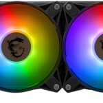 MSI MAG CORELIQUID E360 - Enfriador líquido para CPU AIO RGB - Radiador de 360 mm - 3 ventiladores ARGB PWN de 120 mm_0