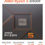Procesador Amd Ryzen 5 8400f 4.2 Ghz Six Core Socket Am5_0