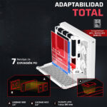 Gabinete Gamer Balam Rush Tank Expert Curve 6800 Atx Media Torre 3 Fan Panel Curvo Cristal Templado Usb-c Argb Blanco Br-941587_3