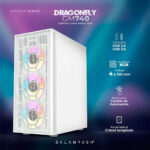 Gabinete Gamer Balam Rush Dragonfly Ii Mesh Gm740 Blanco_2