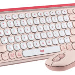 Teclado Y Mouse Logitech Pop Icon Rosa Español Qwerty_0