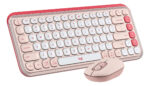Teclado Y Mouse Logitech Pop Icon Rosa Español Qwerty_0