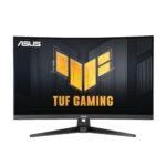 ASUS TUF Gaming 31.5" 1440P Monitor para juegos HDR curvado (VG32WQ3B)  QHD (2560 x 1440), 180Hz, 0.5ms, 1500R, Extreme Low Motion Blur, FreeSync, 90% DCI-P3, Shadow Boost, DisplayWidget, garantía de_0