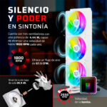 Cooler Líquido Balam Rush Br-944076 Rgb Blanco 360mm_2