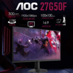 Monitor Gamer 27 Aoc 27g50f 0.5ms 144hz Full Hd Ips Led Hdmi Displayport Adaptive Sync Negro_2