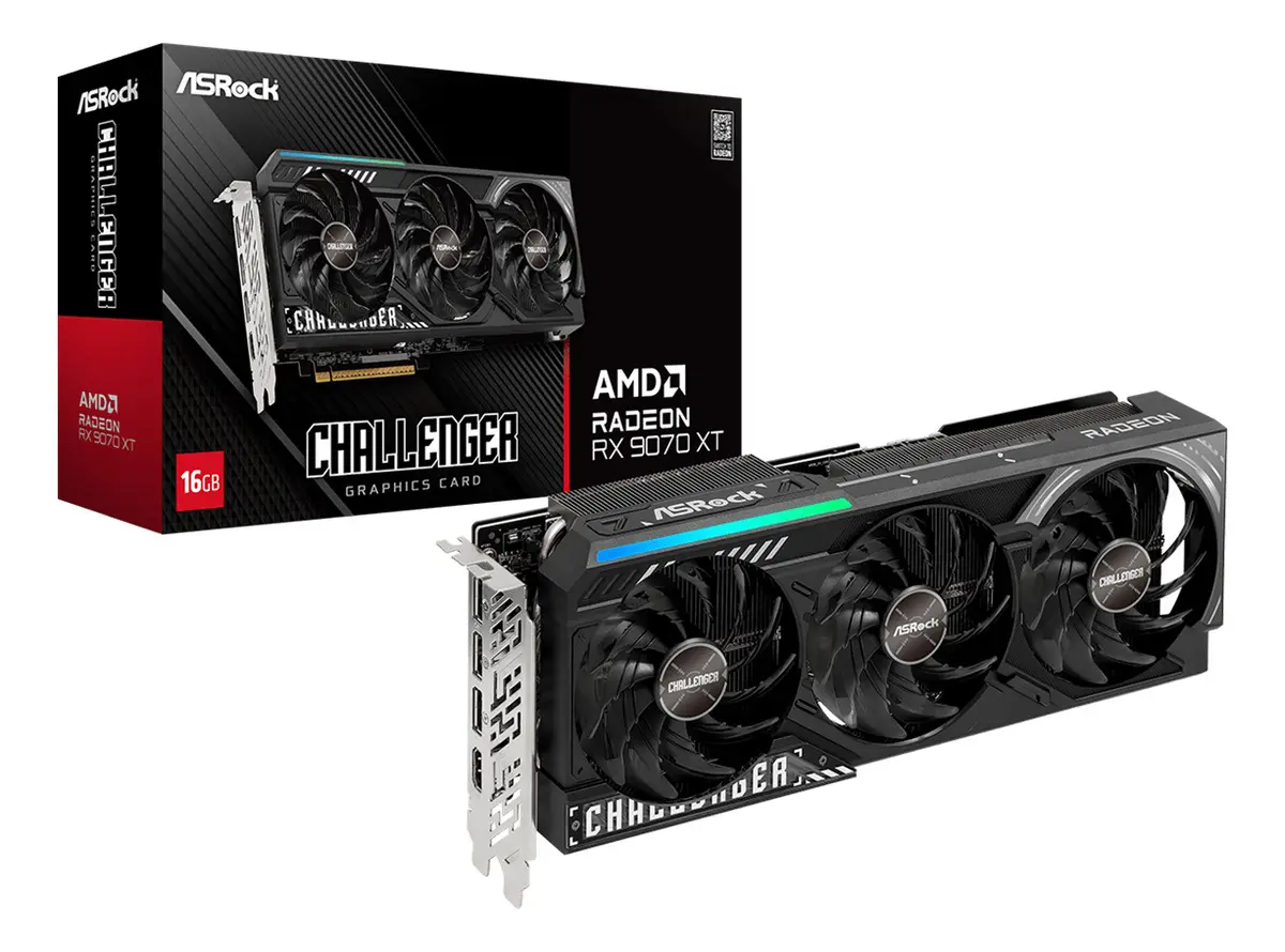 Tarjeta De Video Asrock Amd Radeon Rx 9070 Xt, 16gb, Gddr6_0 Tarjeta De Video Asrock Amd Radeon Rx 9070 Xt, 16gb, Gddr6_0