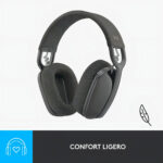 Audífonos Logitech Zone Vibe 100 Inalámbrico Over Ear Color Graphite_8