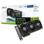 Tarjeta De Video Pny Nvidia Geforce Rtx 5070 Overclocked Triple Fan 12gb Gddr7 Pcie 5.0_0