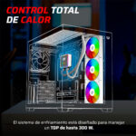 Cooler Líquido Balam Rush Br-944076 Rgb Blanco 360mm_3