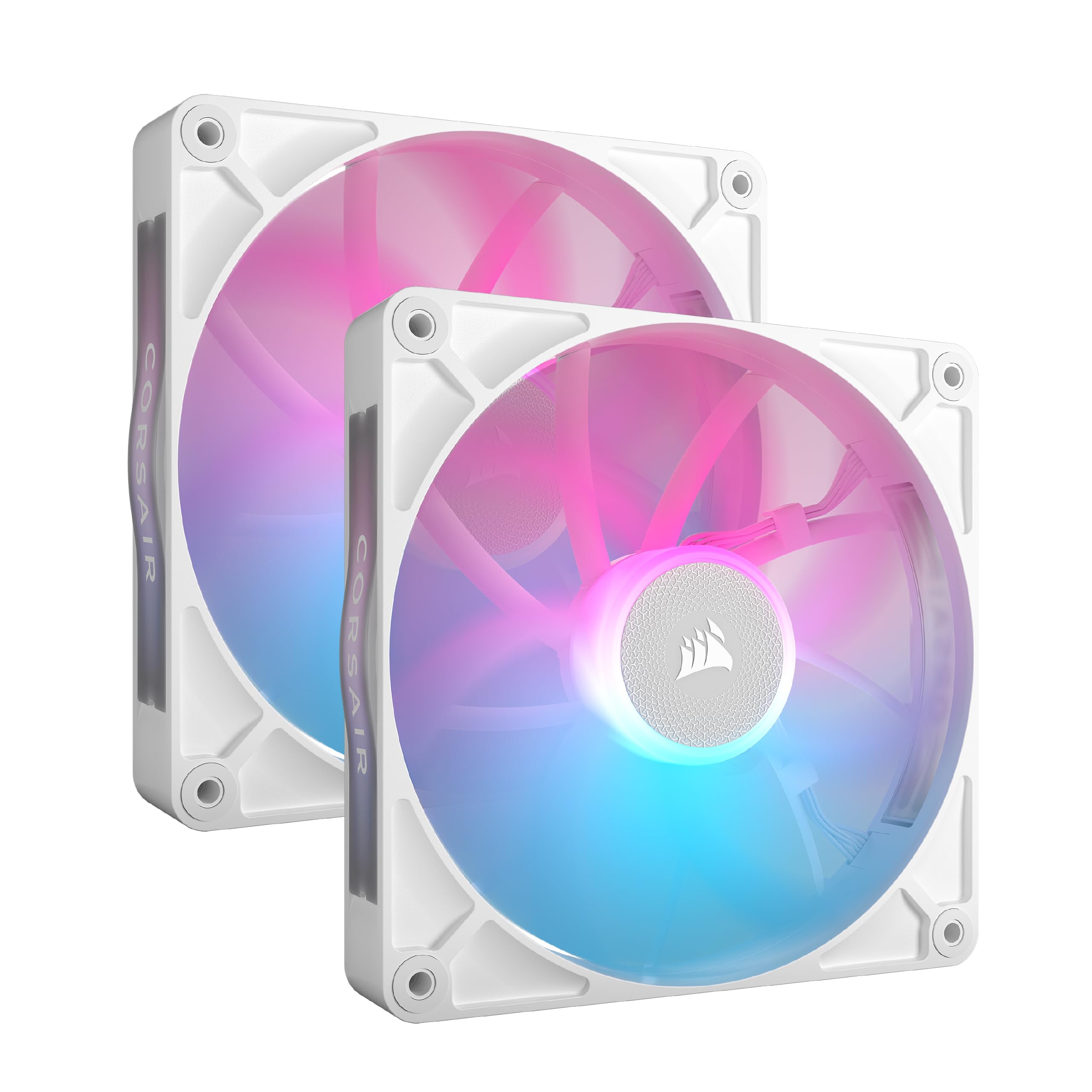 CORSAIR iCUE Link RX140 Ventiladores PWM RGB de 140 mm con iCUE Link System Hub - Rodamiento de Cúpula Magnética - Paquete Doble - Blanco_0 CORSAIR iCUE Link RX140 Ventiladores PWM RGB de 140 mm con iCUE Link System Hub - Rodamiento de Cúpula Magnética - Paquete Doble - Blanco_0