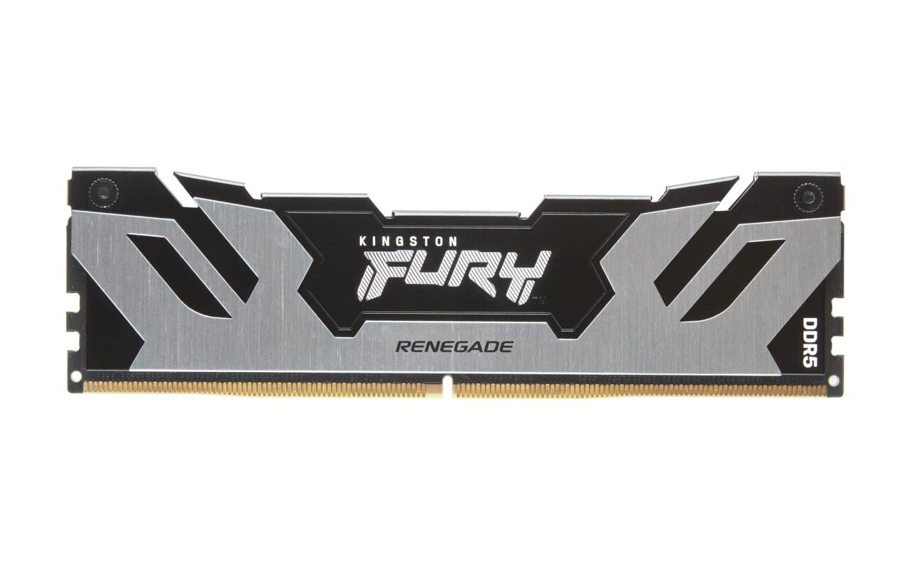 Kingston Fury Renegade Silver DDR5, Memoria Gamer para PC, Capacidad: 48GB, Frecuencia: 6000MT/s, Latencia: CL 32, Factor de Forma: DIMM 288-Pin, Color: Plata/Negro_0