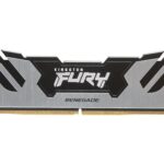 Kingston Fury Renegade Silver DDR5, Memoria Gamer para PC, Capacidad: 48GB, Frecuencia: 6000MT/s, Latencia: CL 32, Factor de Forma: DIMM 288-Pin, Color: Plata/Negro_0