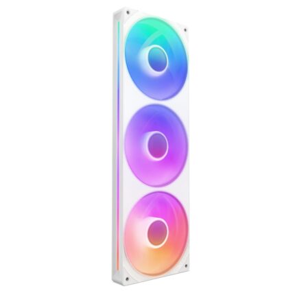 NZXT F360 RGB Core - Marco de 14.17 pulgadas con 3 ventiladores de 4.72 pulgadas y 8 luces LED RGB en cada ventilador; con control de velocidad e iluminaciÃ³n, alta presiÃ³n estÃ¡tica y flujo de aire,_0