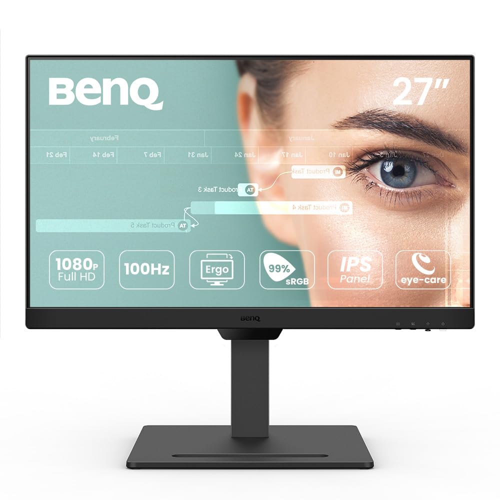 BenQ GW2490T - Monitor de computadora de 24 Pulgadas, 100 Hz, FHD 1920 x 1080p, IPS | TecnologÃa de Cuidado de los Ojos, luz Azul Baja, antideslumbrante, Brillo Adaptable, Altura e inclinación_0 BenQ GW2490T - Monitor de computadora de 24 Pulgadas, 100 Hz, FHD 1920 x 1080p, IPS | TecnologÃa de Cuidado de los Ojos, luz Azul Baja, antideslumbrante, Brillo Adaptable, Altura e inclinación_0
