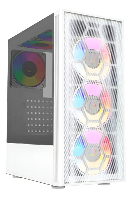 Gabinete Gamer Balam Rush Dragonfly Ii Mesh Gm740 Blanco_0