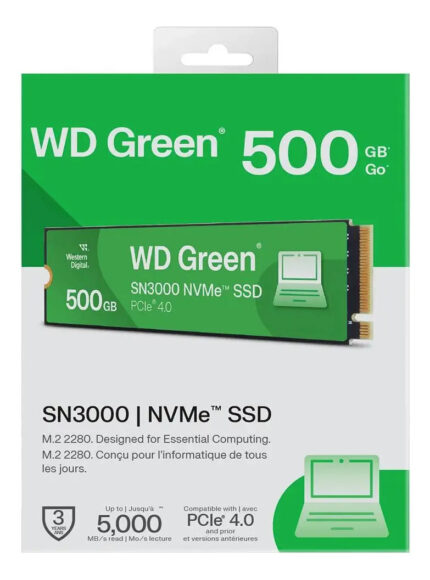 Interno Western Digital Sn3000 Wds500g4g0e 500gb Negro_1