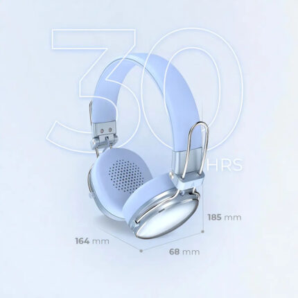 Audífonos Para Disp Inalámbricos Luxe Chic Hp710 Over Ear Color Azul_1