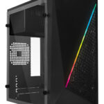 Gabinete Acteck Compact Micro Tower Acrilico Rgb Usb 3.0 Fue Color Negro_0