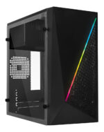 Gabinete Acteck Compact Micro Tower Acrilico Rgb Usb 3.0 Fue Color Negro_0