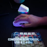 Mouse Gamer Inalámbrico Game Factor Mow800-wh Blanco_1