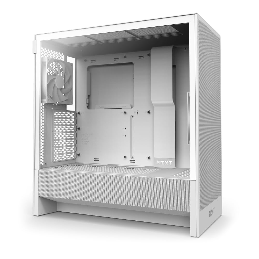 NZXT Gabinete H5 Flow ATX Blanco con Cristal Templado, USB 3.2 y USB Tipo-C Torre para PC Gaming_0 NZXT Gabinete H5 Flow ATX Blanco con Cristal Templado, USB 3.2 y USB Tipo-C Torre para PC Gaming_0