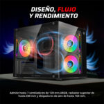 Gabinete Gamer Balam Rush Tank Glow Plus 3700 Negro_2