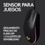 Mouse Gaming Logitech G203 Negro_6