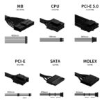 Yeyian Fuente De Poder 850w Pegasus 80 Plus Oro, Pci-e Gen 5 Negro_6